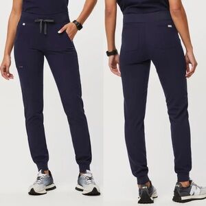 Figs Navy Blue Track Pants